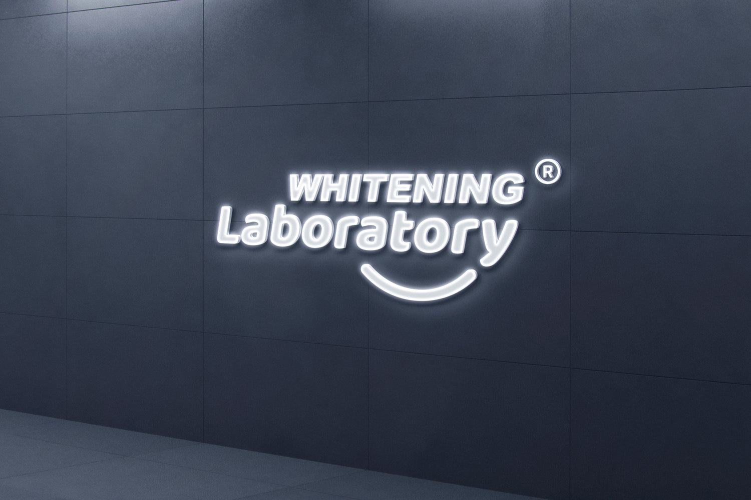 Whitening Laboratory Logo Wall