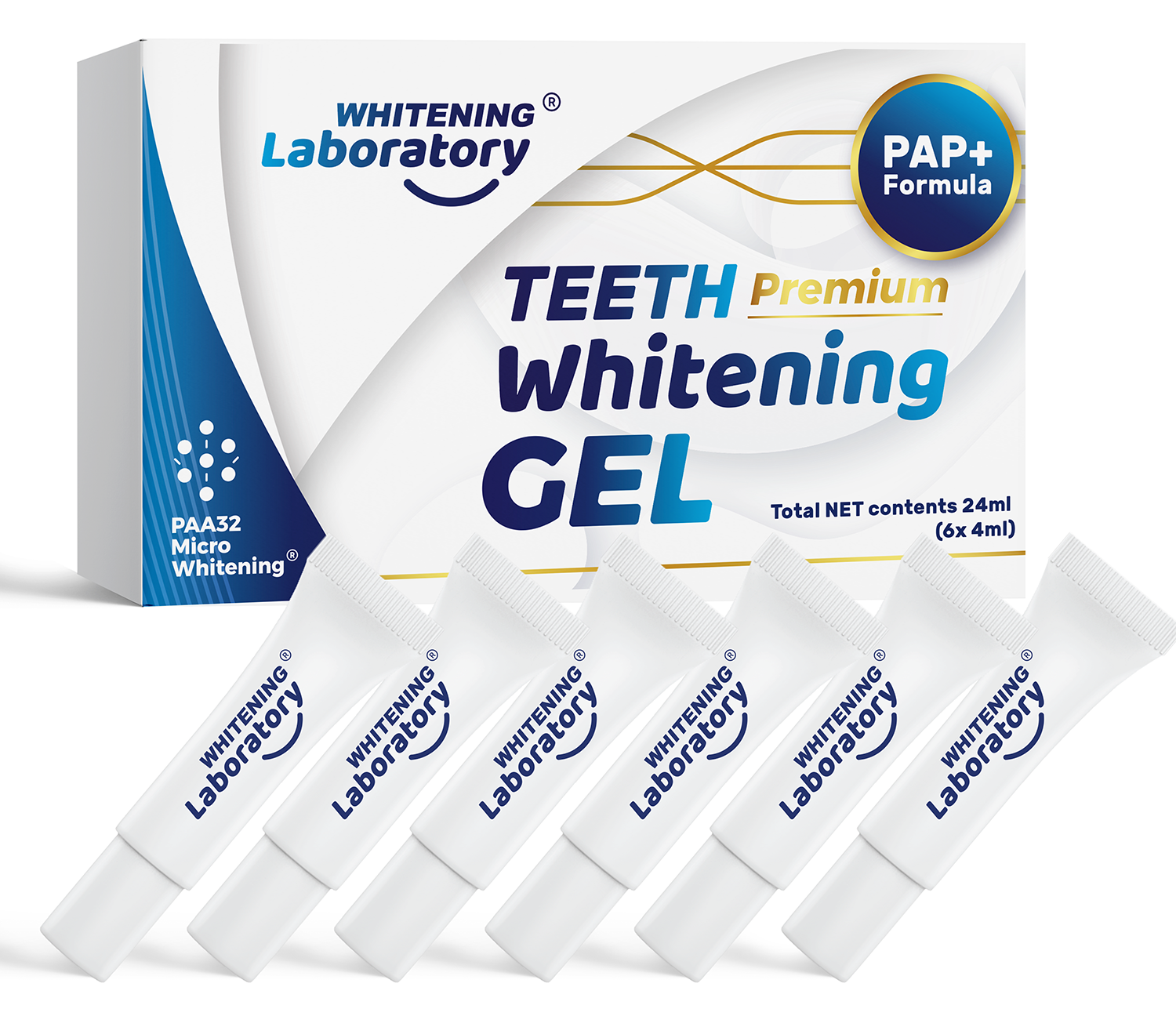 Teeth Whitening Gel Pods Refills compatible with LED Device for home whitening maintenance.