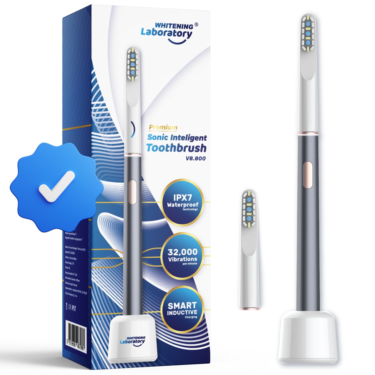 Premium Sonic Toothbrush from Whitening Laboratory for effective cleaning and a brighter smile.